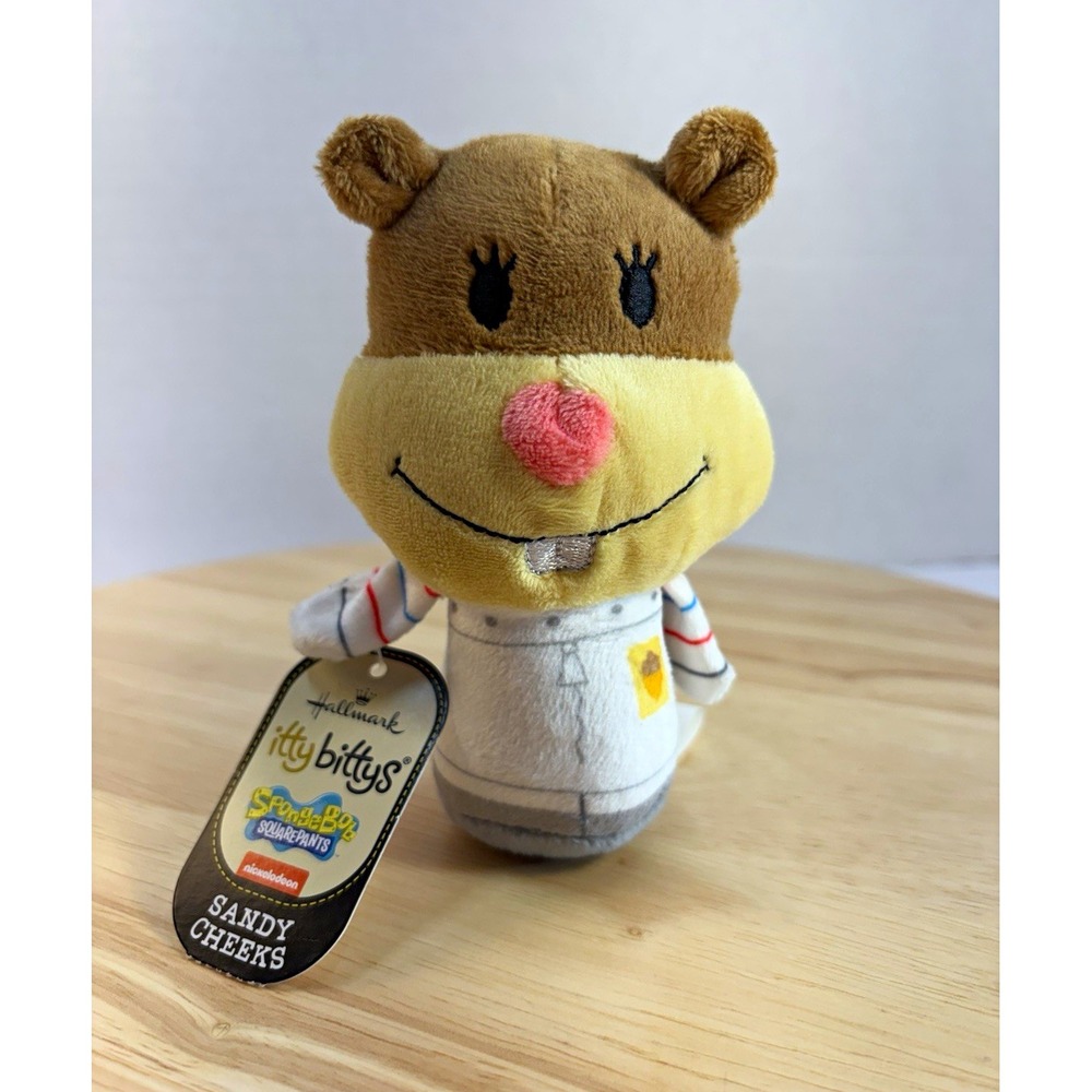 Hallmark itty bittys SpongeBob SquarePants Sandy Cheeks Mini Plush KDD2227